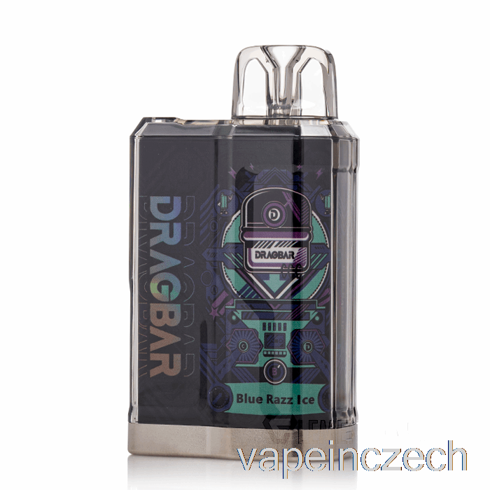 Dragbar B3500 Jednorázový Blue Razz Led Vape Bez Nikotinu